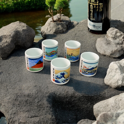 Tokaido Gulp Sake Cup Set - Koki Gifts and Homeware