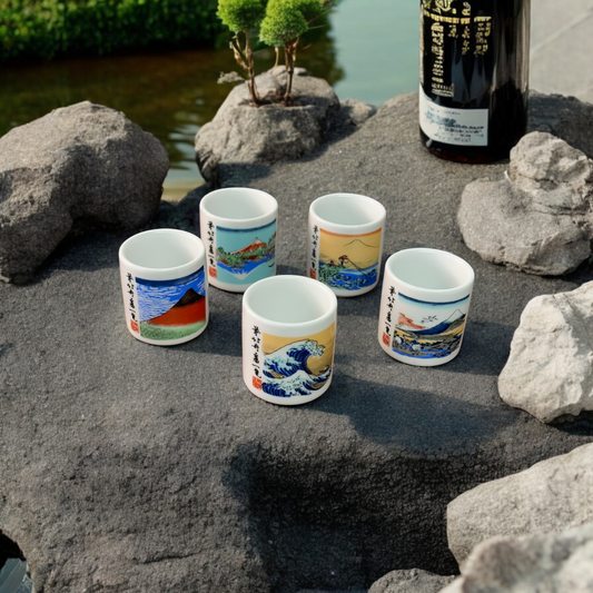 Tokaido Gulp Sake Cup Set - Koki Gifts and Homeware