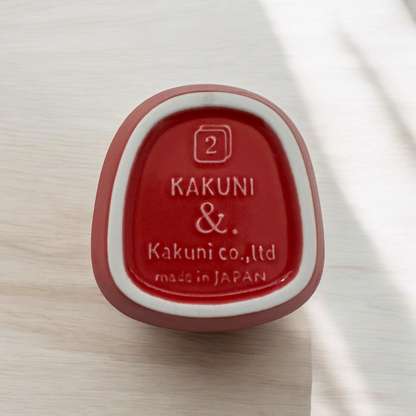 Japanese Daruma Sauce Plate (Work - red) - Koki Gifts and Homeware