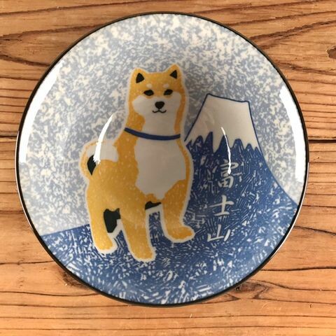Shiba Inu (Mt. Fuji) Japanese multi-purpose bowl - Koki Gifts and Homeware