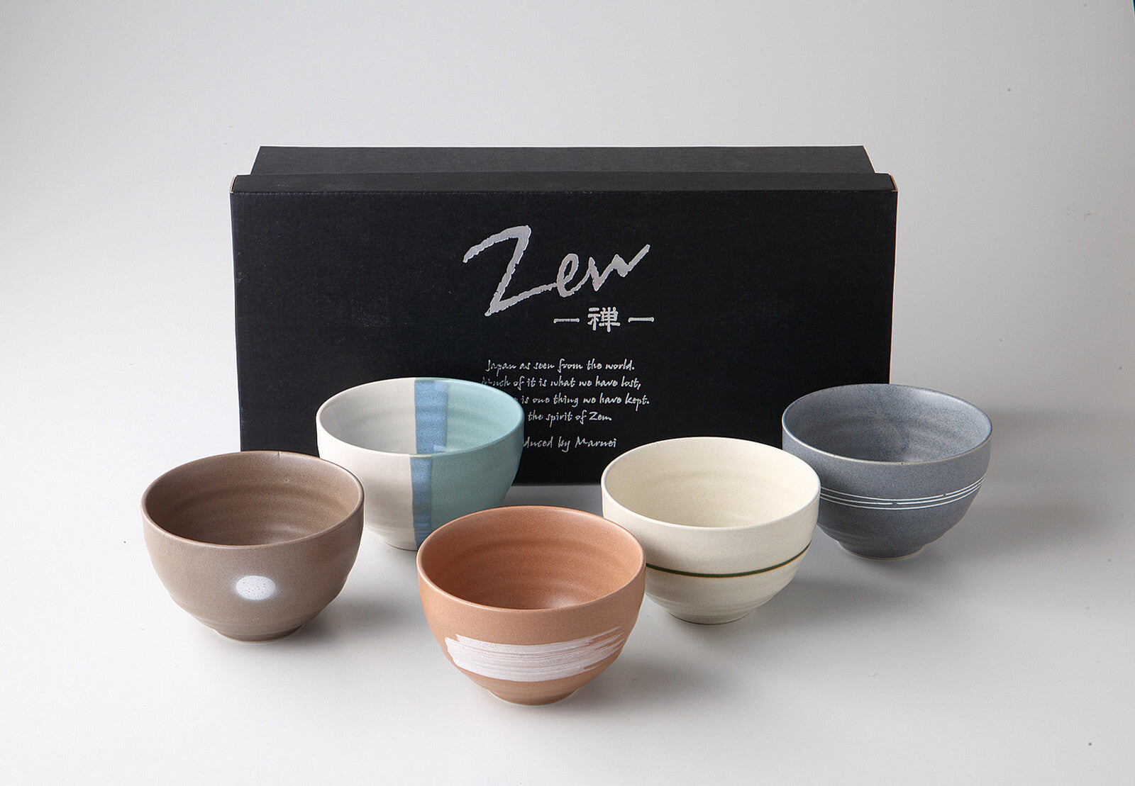 Zen Japan Donburi Tea Cup Gift Pastel Colour - Koki Gifts and Homeware