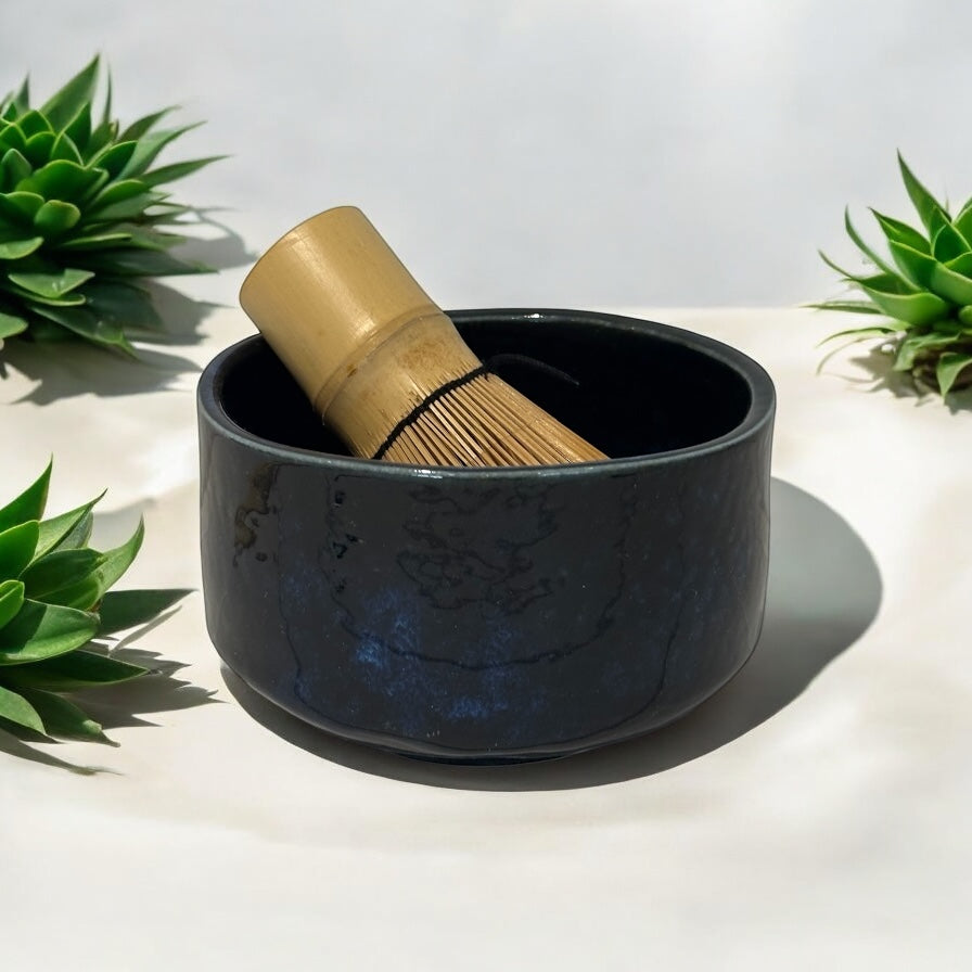 Mino ware Ao-Kingama Japanese Matcha Bowl - Koki Gifts and Homeware