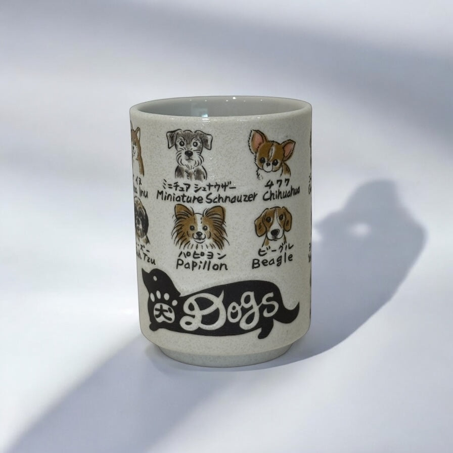 Minoware Sushi Yunomi Dog 280ml - Koki Gifts and Homeware