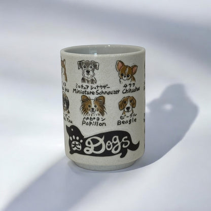 Minoware Sushi Yunomi Dog 280ml - Koki Gifts and Homeware