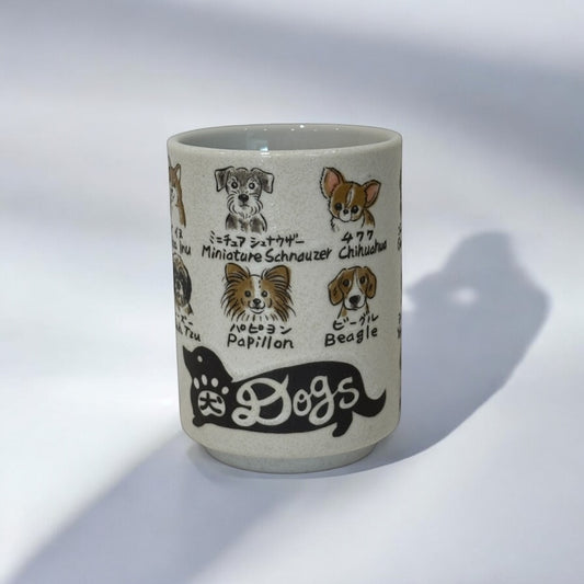 Minoware Sushi Yunomi Dog 280ml - Koki Gifts and Homeware