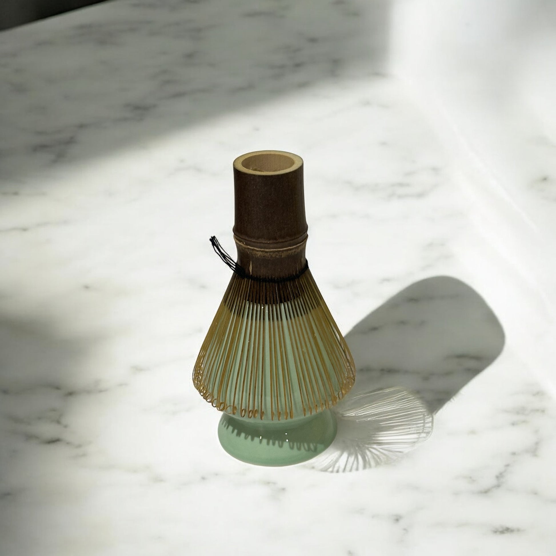 Ceramic Matcha Whisk Stand - Classic Green 茶筅立て - Koki Gifts and Homeware