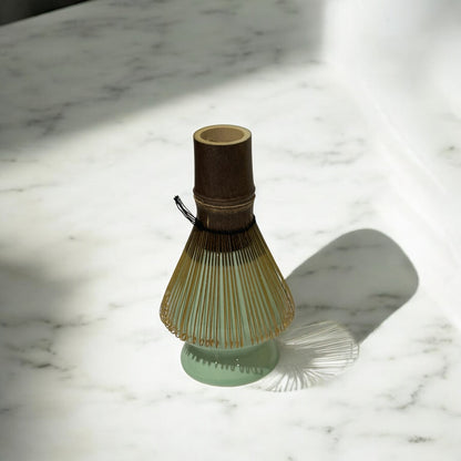 Ceramic Matcha Whisk Stand - Classic Green 茶筅立て - Koki Gifts and Homeware