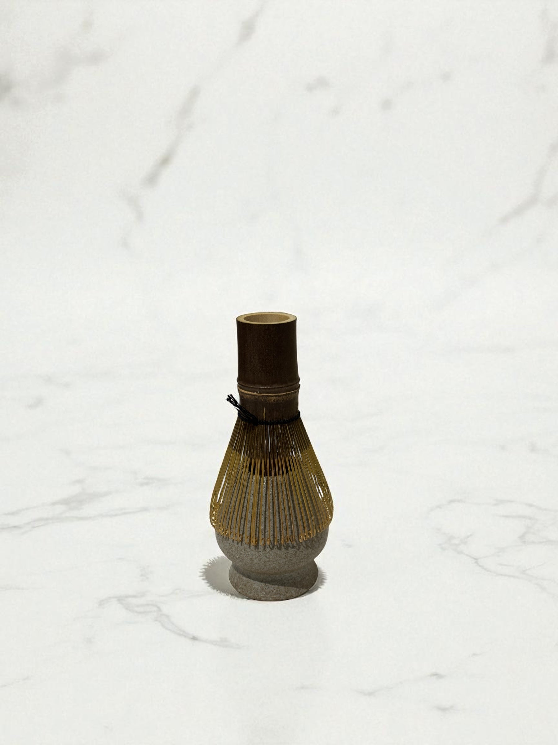 Ceramic Matcha Whisk Stand - Natural Stone Grey 茶筅立て - Koki Gifts and Homeware