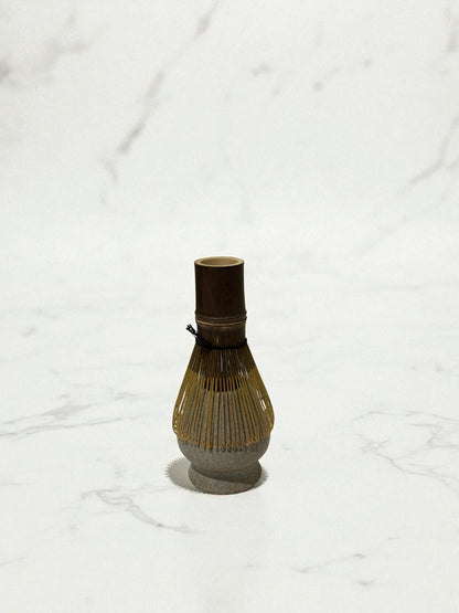 Ceramic Matcha Whisk Stand - Natural Stone Grey 茶筅立て - Koki Gifts and Homeware