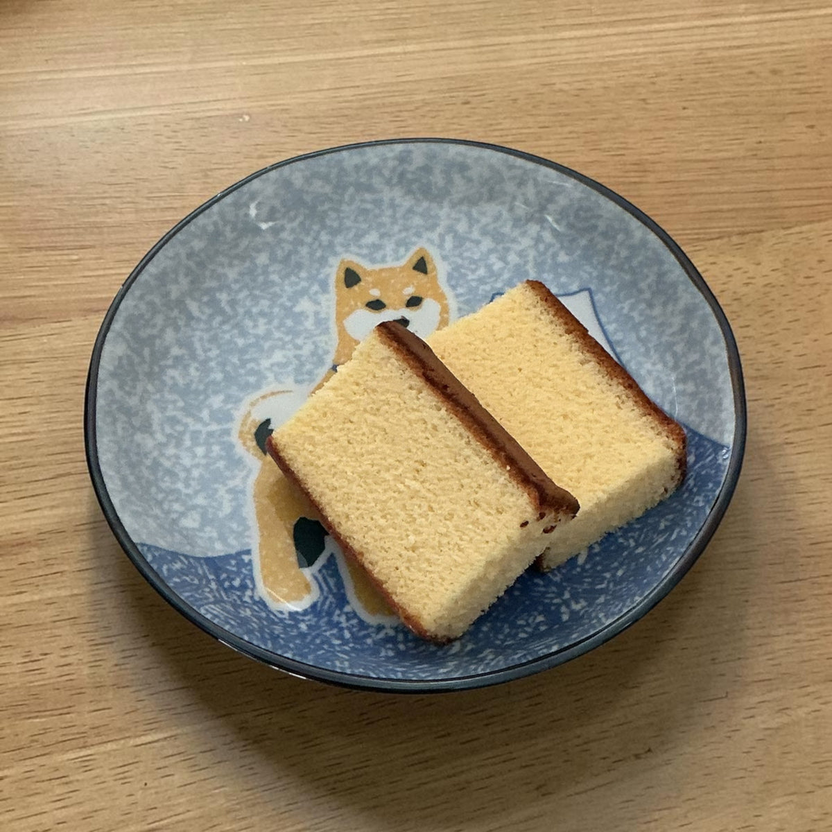 Shiba Inu & Mount Fuji Japanese Plate – Mino Ware | 19.8cm - Koki Gifts and Homeware