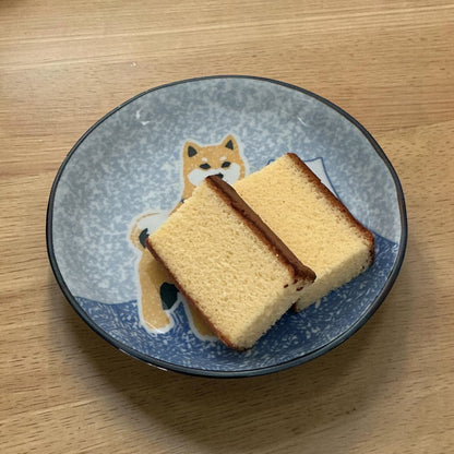 Shiba Inu & Mount Fuji Japanese Plate – Mino Ware | 19.8cm - Koki Gifts and Homeware